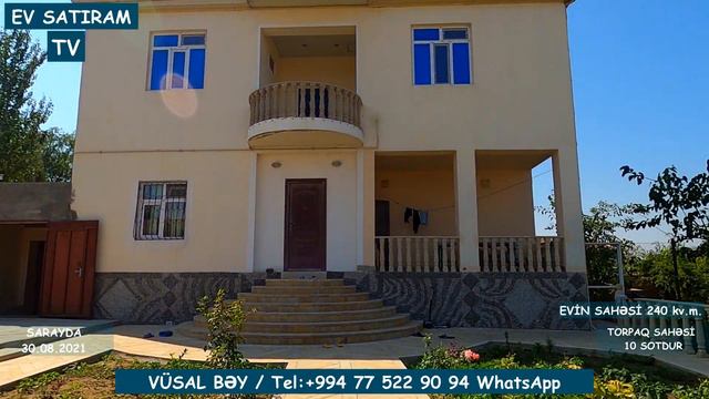 11 SOTDA SARAYDA HƏYƏT EVİ SATILIR/Недвижимость в Баку / EV SATIRAM TV/ EV SATİLİR смотреть онлайн