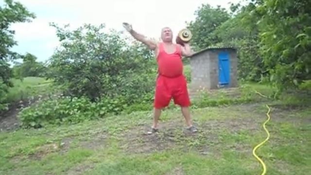 08. 06. 2021г. Жим стоя гантели 32. 5 кг на 3 раза. 59 лет. смотреть онлайн