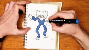 Нарисовал Хаги Ваги и теперь самому страшно! Как нарисовать Хаги Ваги