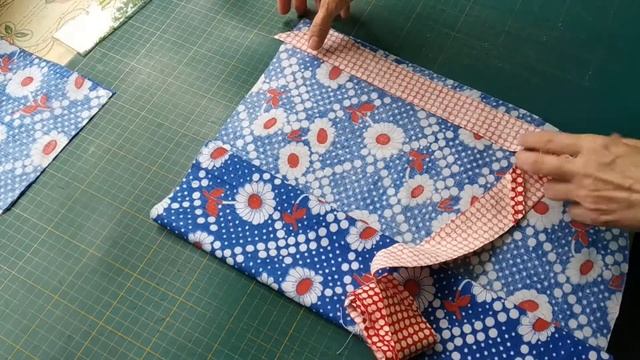 Как сшить фартук для кухни. Подробный МК в 2-х частях. Часть первая. смотреть онлайн