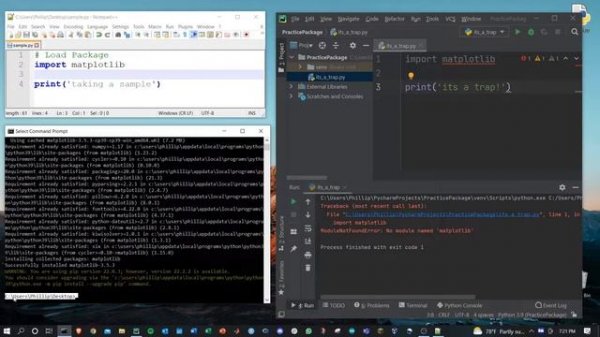 2022 How to Fix ImportError "No Module Named Matplotlib" Error in Python | Python Tutorial