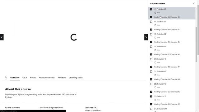 Implement 150 functions in Python! - Hands-on course - Udemy смотреть онлайн