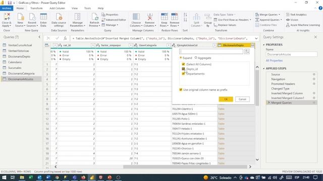 UNIR DOS O MÁS TABLAS EN POWER BI смотреть онлайн