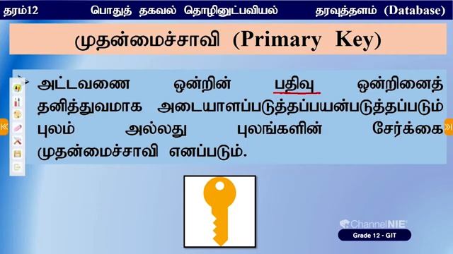 தரவுத்தள முகாமைத்துவ முறைமை | GIT | பொது தகவல் தொழினுட்பவியல் | தரம் 12 | P 07 смотреть онлайн