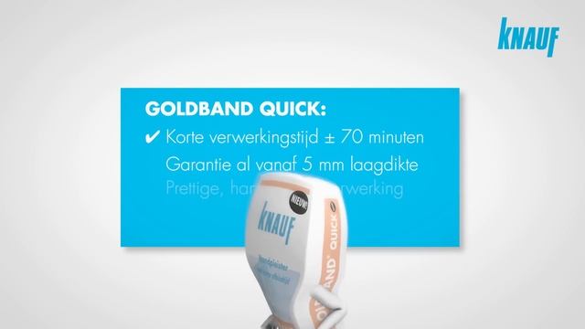 Sneller werken met Knauf Goldband Quick! смотреть онлайн