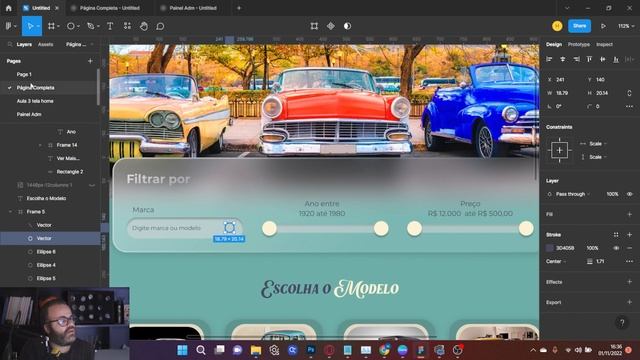 Bubble + Figma - Sistema ERP completo - Parte 3 - Efeito Blur Tela Home смотреть онлайн