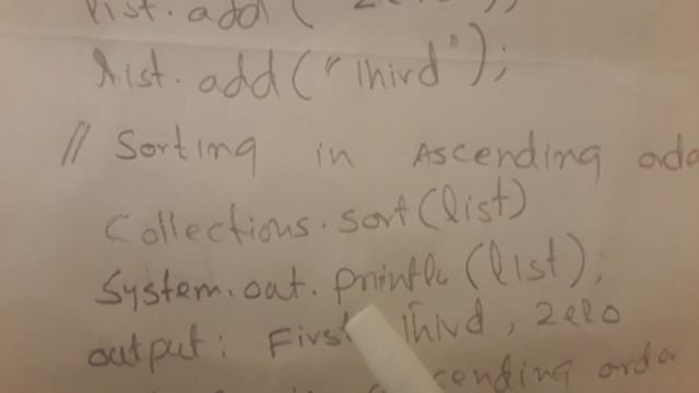 Sorting a list using Collection interface смотреть онлайн