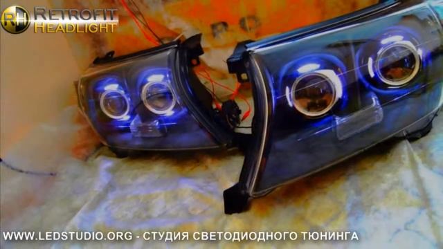 МОДЕРНИЗАЦИЯ ФАР TOYOTA LAND CRUISER 200 КОМПЛЕКТ ФАР смотреть онлайн