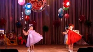 Девочки 6-7 лет с танцем "Лети лепесток"
