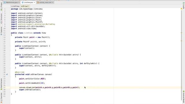 Android app development for beginners - 25 - Android - Custom Line View between two points. смотреть онлайн