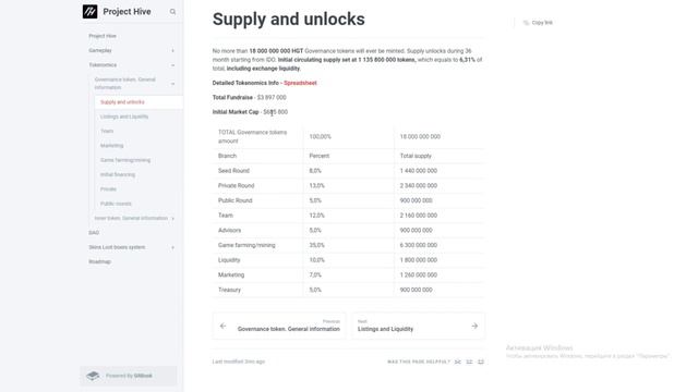 PROJECT HIVE | TOKEN УПРАВЛЕНИЯ смотреть онлайн