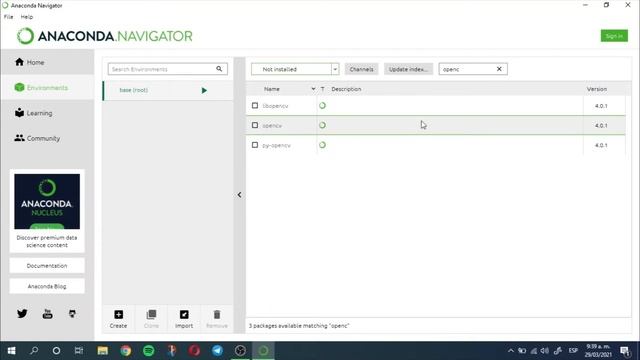 Tutorial - ¿Cómo instalar OPENCV para PYTHON en Anaconda? | Curso de Visión de Máquina en Python смотреть онлайн