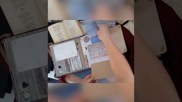 Скрапбукинг. Обзор Мужского фотоальбома. смотреть онлайн