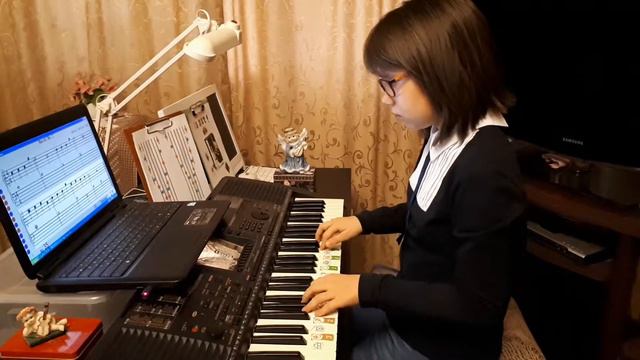 Soft Mozart Winter 2018-2019 recital. Anna, 10 yo, Russia. Ознакомление: Д.Тюрк Марш №1 смотреть онлайн
