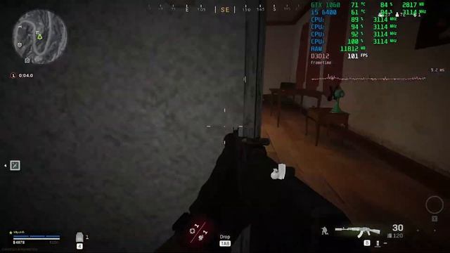 Call of Duty: Warzone on i5 6400 + GTX 1060 3GB смотреть онлайн