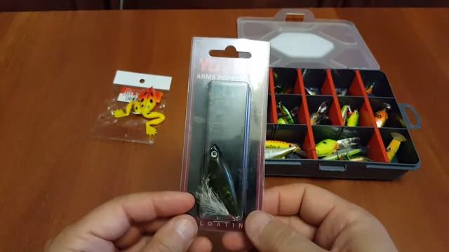 Распаковка посылки с лягушкой Kosadaka и Yo-zuri Arms Pop Micro специально по заказу Фмагазин смотреть онлайн