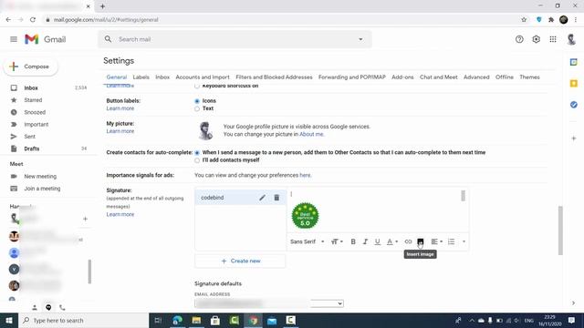 How to Create a Gmail Signature with Images | Create a Gmail signature смотреть онлайн