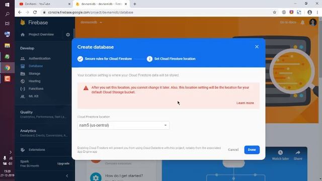 Firebase - How to Create Cloud Firestore Database смотреть онлайн