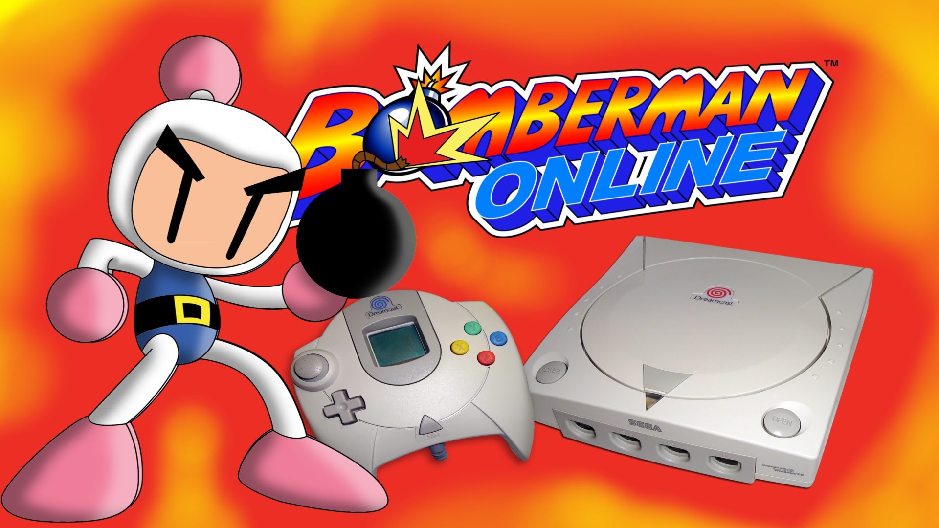 Bomberman Online (Dreamcast) супер классная крутая лучшая игра попробуй сам !!!!! смотреть онлайн