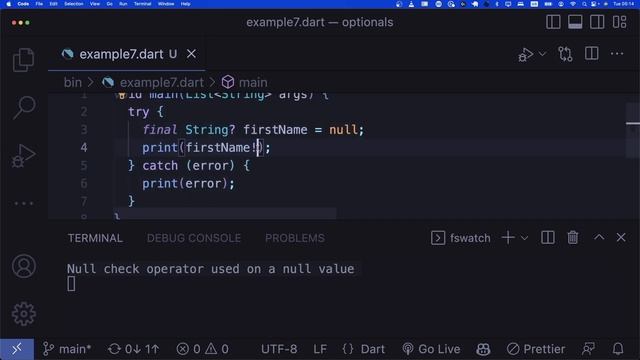 Optionals in Dart - Learn About Optional Values and Various Optional Operators in Dart смотреть онлайн
