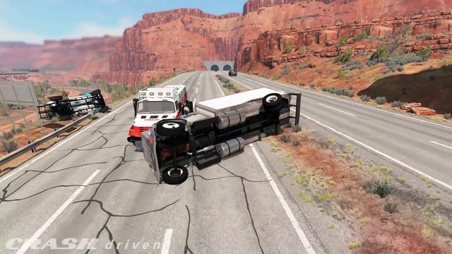 Bus And Truck Crashes #2 - BeamNG Drive | CRASHdriven