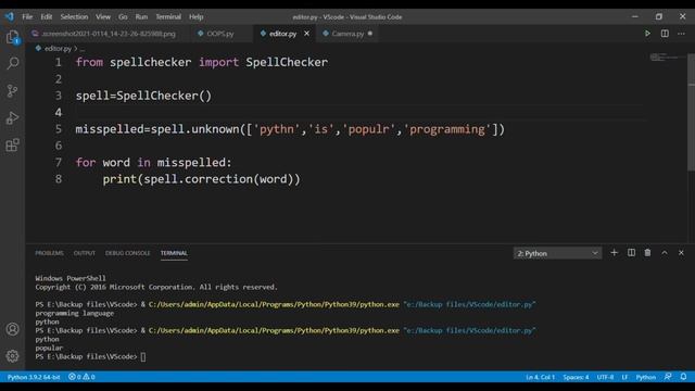I made custom Spellchecker using python..! смотреть онлайн