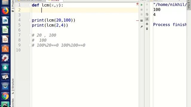 how to find lcm in python using function and awesome algorithm смотреть онлайн
