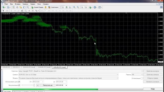 Forex EA Generator - создание простого советника смотреть онлайн