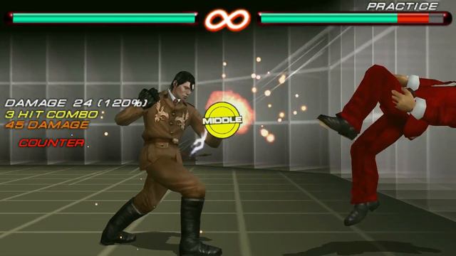 Tekken 6 - Dragunov short combo video