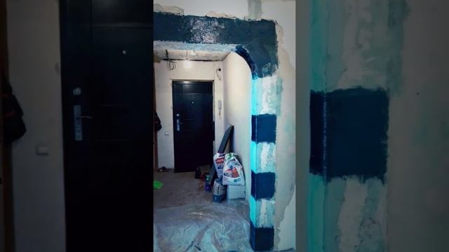 Усиление проёма углеволокном. Ремонт и устройство проема. Строительство проема.