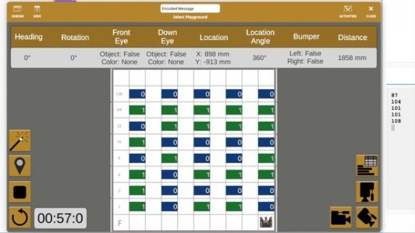 Encoded message - VEXCode VR - Block - Part 1