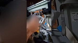 телевизор samsung плазма  вертикальные полосы на изображении. ремонт.причина неисправности