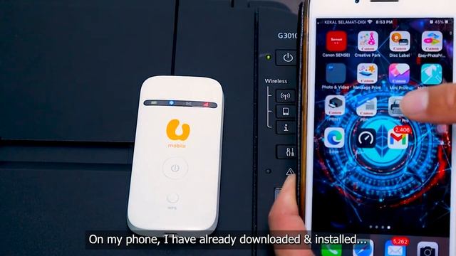 Canon G3010 Wi-Fi Router Pairing - Step-by-Step Guide with WPS Push Button or Canon PRINT Apps смотреть онлайн