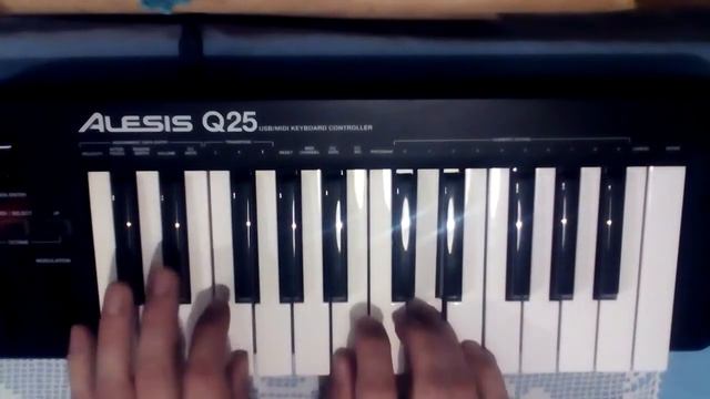 Wedding March - FELIX MENDELSSOHN played on Alesis Q25 MIDI keyboard смотреть онлайн