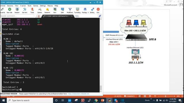 How to configure OSPF Routing Protocol in DLink DGS series Switch смотреть онлайн