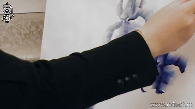 Обучение рисованию Ириса при помощи живописи у-син. Урок 4 _Ирис с Юлией Зима смотреть онлайн
