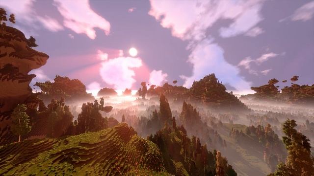 Sunrise in cyubeVR with a high view distance смотреть онлайн
