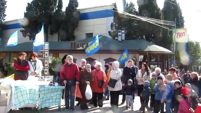 ЛДПР-Ялта: Масленичные гуляния в Алупке. 26.02.17 смотреть онлайн