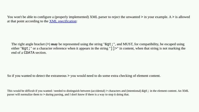 Java's XML parser is too forgiving смотреть онлайн