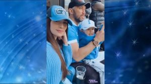 Александр Овечкин отправился на футбольный матч с женой и старшим сыном Сергеем