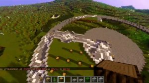 Как построить красивый и декоративный спавн с домиками в minecraft (майнкрафт) - туториал + скачать