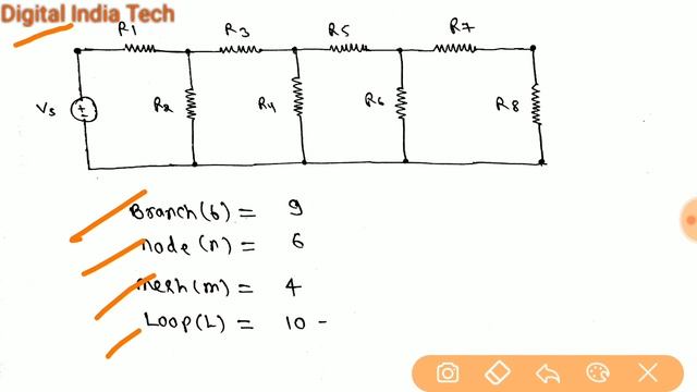 Branch, loop , node and mesh || Circuit Terminology || All exam || смотреть онлайн