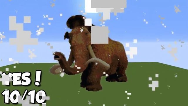 Pixel Art (NOOB Vs PRO Vs HACKER Vs GOD Vs ???) Ice Age In Minecraft