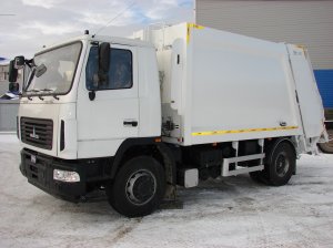 Мусоровоз МАЗ, 16 м3 с задней загрузкой
