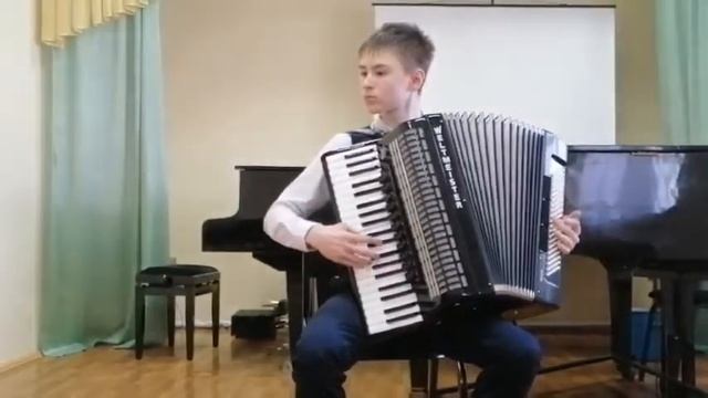 Эстрадный вальс .Аккордеон.Алексеенко Илья. смотреть онлайн