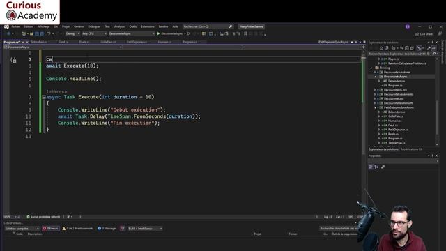 Découvrons les Task async await - Maitrise le C# avec dotnet core смотреть онлайн