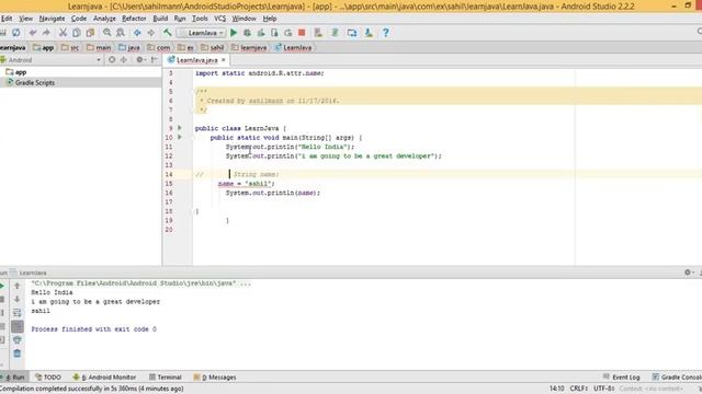 Java Basics - Strings & Ints [ Lecture 2 ] in Hindi смотреть онлайн