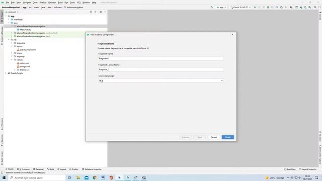 BottomNavigationView - Android Studio / JAVA смотреть онлайн