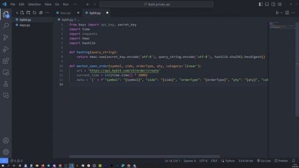 Bybit Private API Python / Рыночные и лимитные ордера  для Bybit на Python