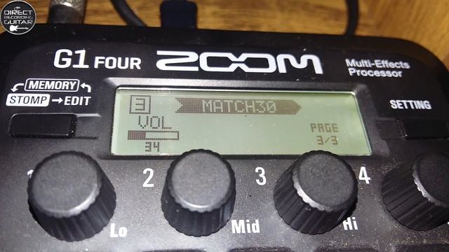 ZOOM G1 Four Clean and Overdrive Mayer's style / G5n, G3n, G3xn. смотреть онлайн